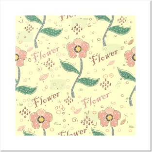 Floral Pattern Posters and Art